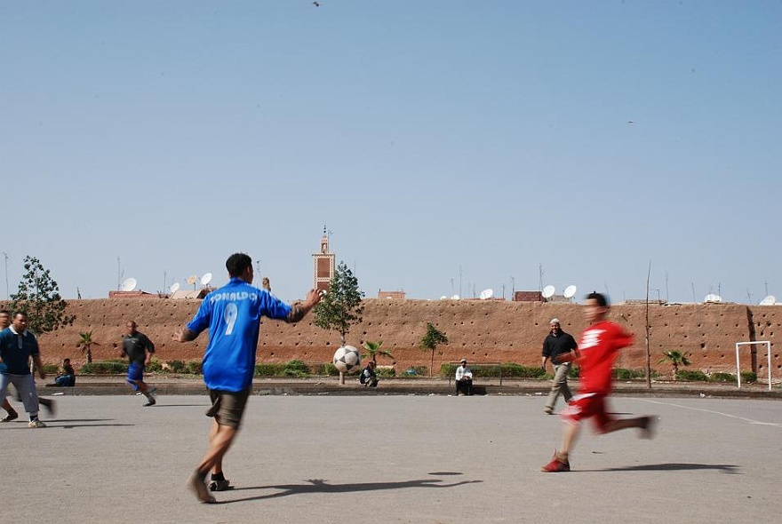 DSC_0203.JPG - Football is sport Nr.1 in Morocco.